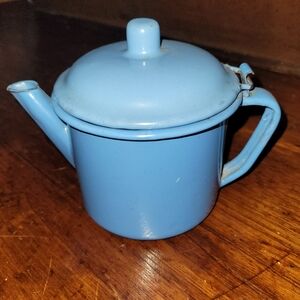 Vintage Enamel Tea Pot